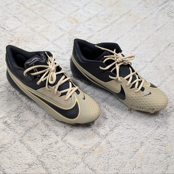 Nike Vapor Edge Elite 360 2 TB Black Gold Football Cleats Mens 12 FD5713-002 main image 5